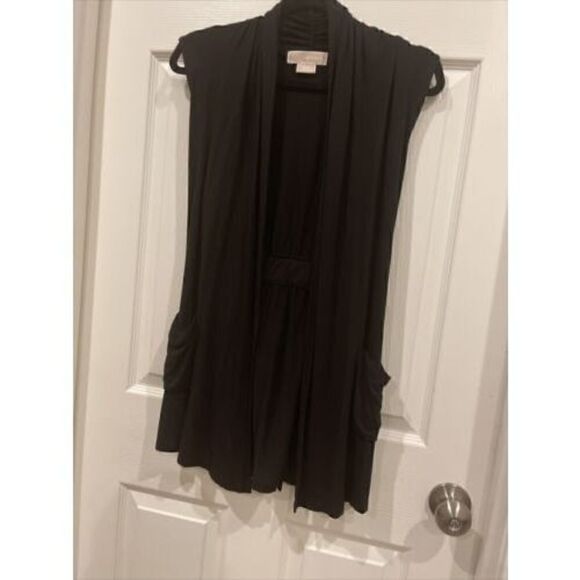 Women’s Michael Kors Black Open Front Cardigan - Size: S/P - Picture 12 of 15